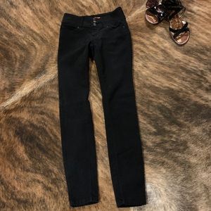 WAX JEAN BUTT, I LOVE YOU Black sz 0